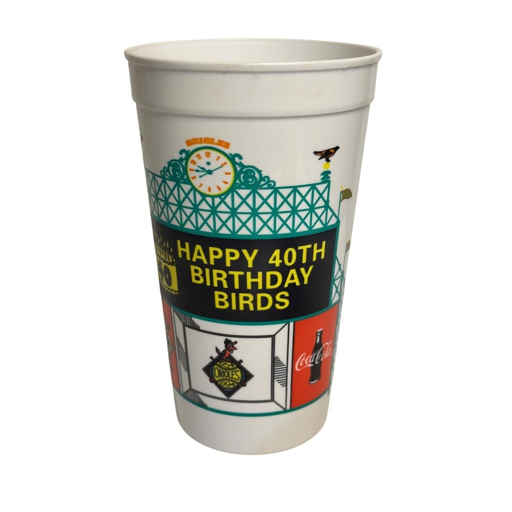 VTG 1994 Baltimore Orioles‎ 40th Anniversary Souvenir Cup | Camden Yards Stadium